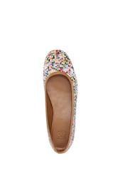 Dune London Black Highlite Sequin Ballerina Flats - Image 4 of 5