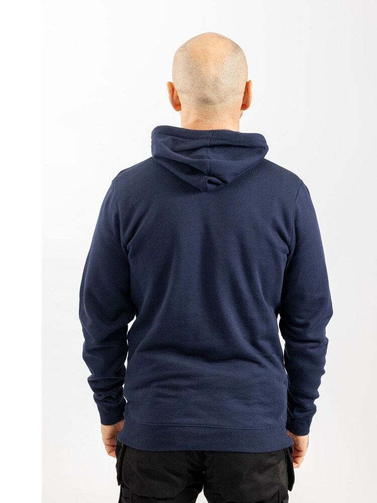 Helly Hansen Blue Manchester 100% Cotton Hoodie - Image 2 of 5 Helly Hansen Blue Manchester 100% Cotton Hoodie - Image 2 of 5