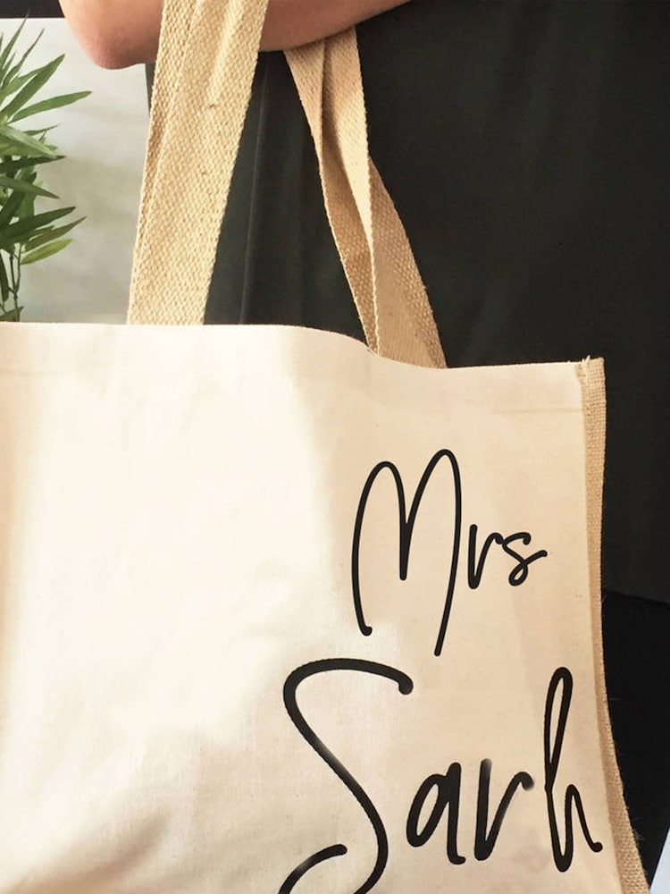 Solesmith Cream Personalised Teacher Gift Jute Bag - Image 2 of 6