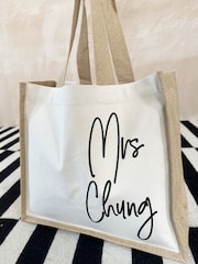 Solesmith Cream Personalised Teacher Gift Jute Bag - Image 5 of 6