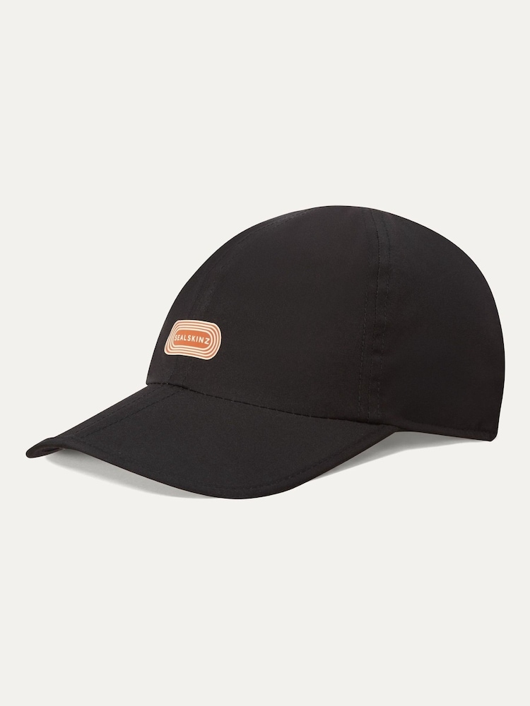 Sealskinz Waterproof Quick Dry Foldable Running Black Cap - Image 1 of 4