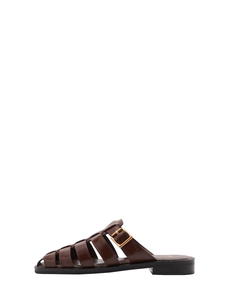 Mango Brown Fisherman Sandals - Image 2 of 6 Mango Brown Fisherman Sandals - Image 2 of 6