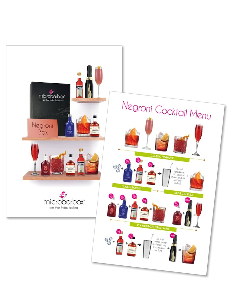 MicroBarBox Negroni Cocktail Gift Set - Image 1 of 4