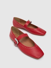 Schuh Lucy Studded Ballerinas - Image 3 of 4