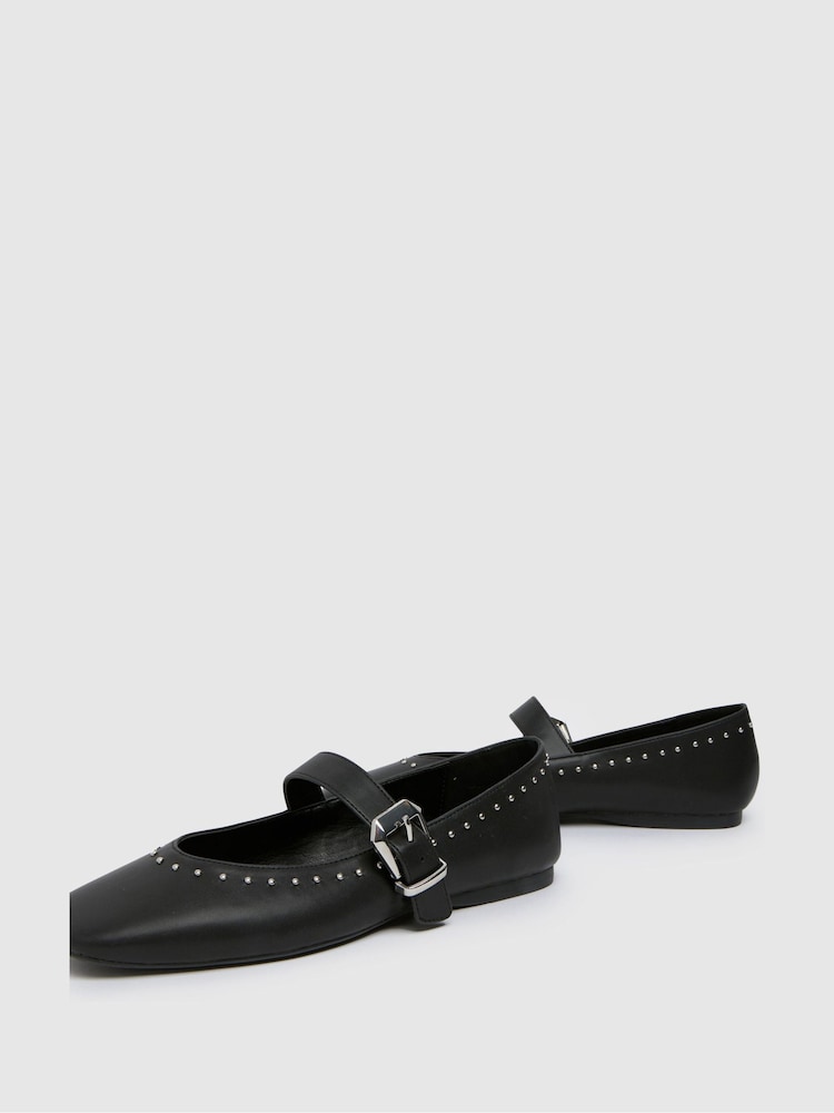 Schuh Lucy Studded Ballerinas - Image 4 of 4