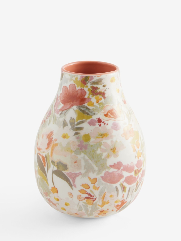 Ceramic Small Floral Vase - Bild 3 av 3