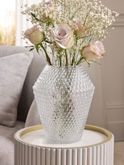Glass Facet Vase - صورة 1 من 4