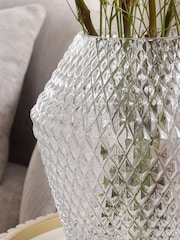 Glass Facet Vase - صورة 2 من 4