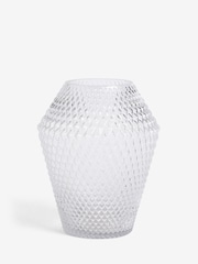 Glass Facet Vase - صورة 3 من 4