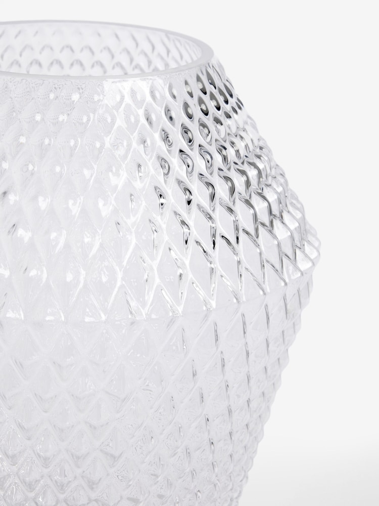 Glass Facet Vase - صورة 4 من 4