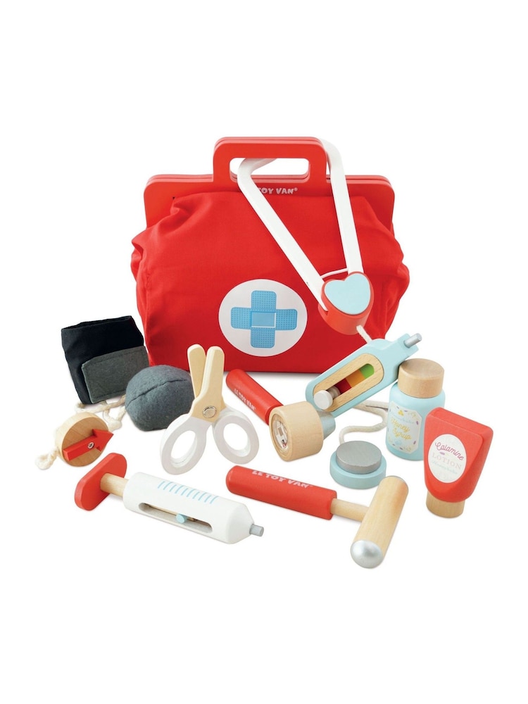 Le Toy Van Vintage Doctors Roleplay Wooden Kit - Image 1 of 6
