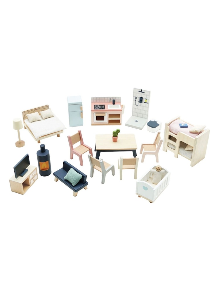 Le Toy Van Complete Dolls House Furniture Set - Image 1 of 6