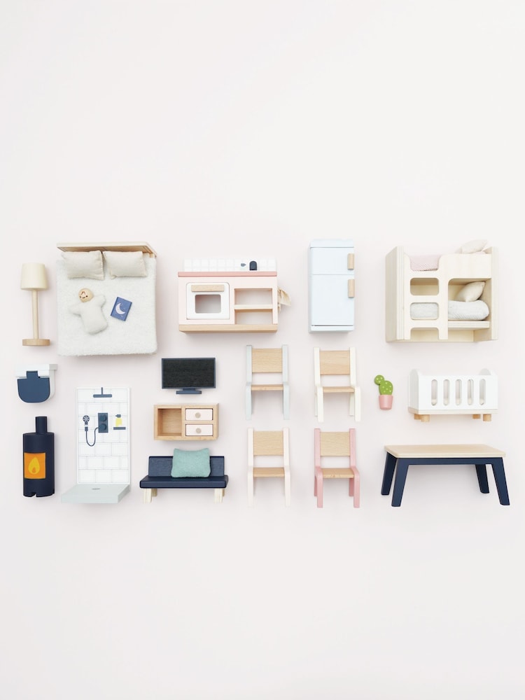 Le Toy Van Complete Dolls House Furniture Set - Image 2 of 6
