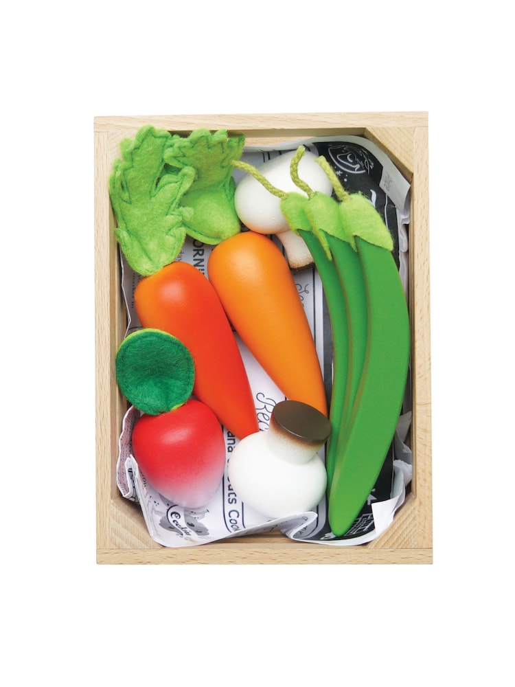 Le Toy Van Harvest Vegetable Wooden Food Crate - Image 3 of 3