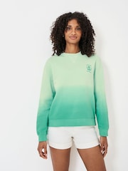 Grün - Crew Clothing Crew Neck 100% Cotton Sweatshirt - Bild 1 von 5