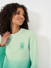 Grün - Crew Clothing Crew Neck 100% Cotton Sweatshirt - Bild 4 von 5