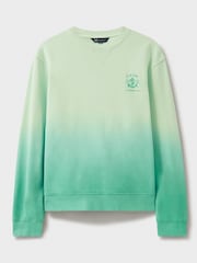 Grün - Crew Clothing Crew Neck 100% Cotton Sweatshirt - Bild 5 von 5