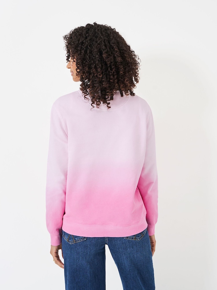 Pink - Crew Clothing Crew Neck 100% Cotton Sweatshirt - Bild 2 von 5 Pink - Crew Clothing Crew Neck 100% Cotton Sweatshirt - Bild 2 von 5