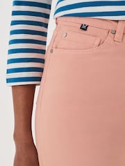 Pink - Crew Clothing gerade geschnittene Cropped-Jeans - Bild 4 von 5
