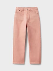 Pink - Crew Clothing gerade geschnittene Cropped-Jeans - Bild 5 von 5