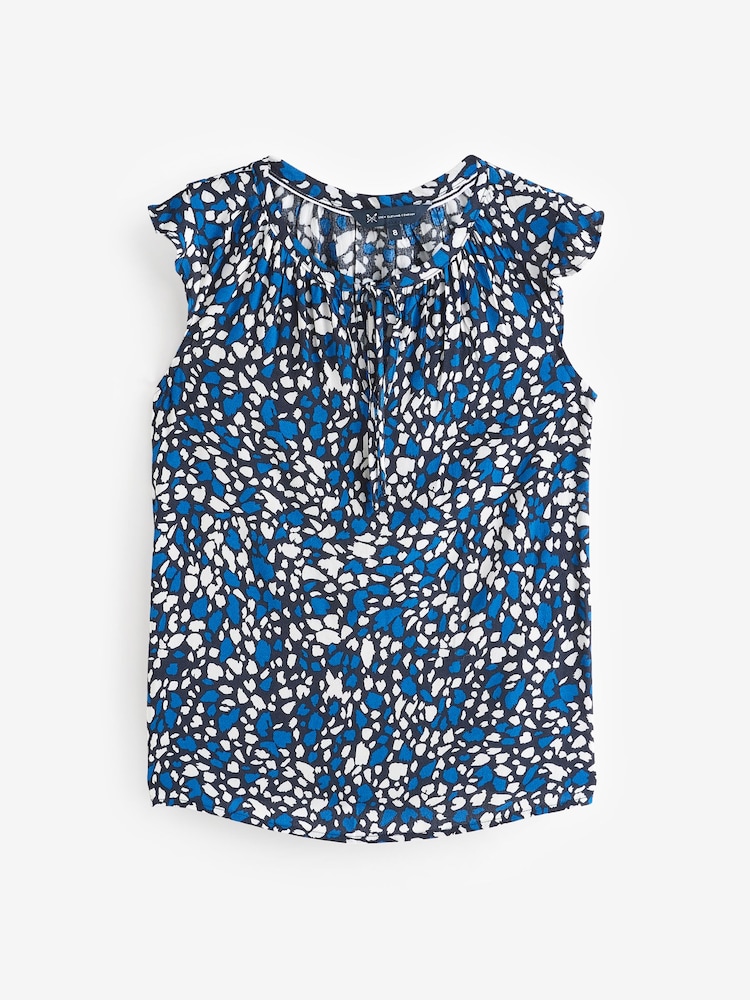 Crew Clothing – Ondine – Oberteil mit Rüschenärmeln - Bild 5 von 5