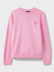 Pink - Crew Clothing Company Pigment Dyed Crew Neck Sweatshirt - Bild 5 von 5