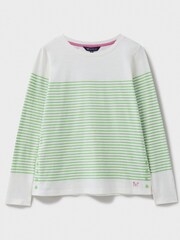 Crew Clothing Cassandra Stripe Button Top - Image 6 of 6