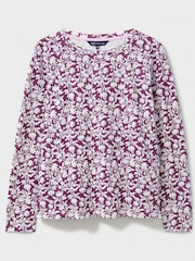 Crew Clothing Company Red Cassandra Stripe Button Top - Image 5 of 5
