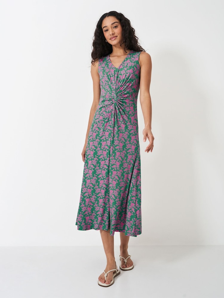 Crew Clothing Flora Ärmelloses Jerseykleid mit gedrehtem Detail - Bild 2 von 5 Crew Clothing Flora Ärmelloses Jerseykleid mit gedrehtem Detail - Bild 2 von 5