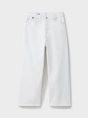 Crew Clothing White Relaxed Cropped Jeans - Image 5 of 5