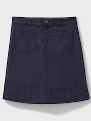 Crew Clothing Company Blue Analee Short Denim Skirt - Image 5 of 5