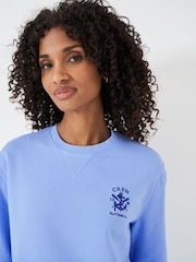 Blau - Crew Clothing Crew Neck 100% Cotton Sweatshirt - Bild 4 von 5