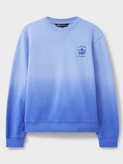 Blau - Crew Clothing Crew Neck 100% Cotton Sweatshirt - Bild 5 von 5