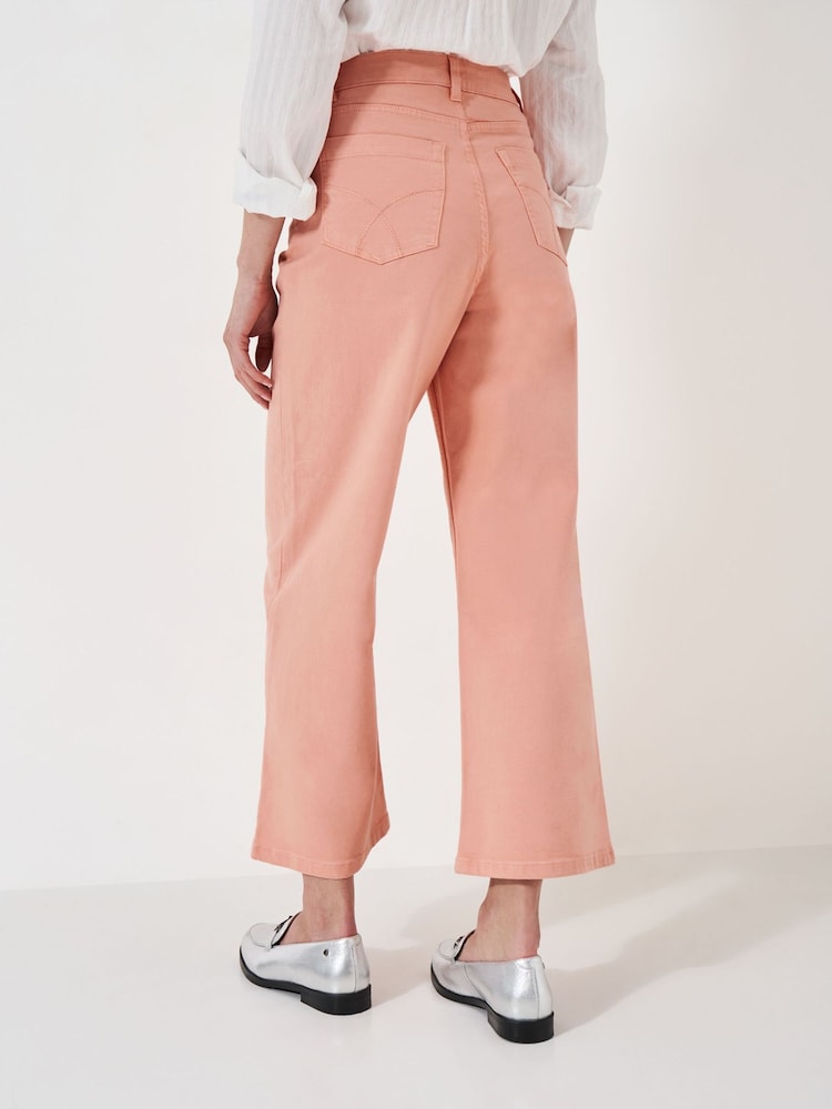 Crew Clothing Pink Relaxed Cropped Jeans - Image 2 of 5