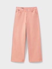Crew Clothing Pink Relaxed Cropped Jeans - Image 5 of 5
