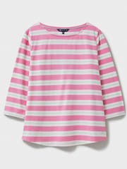 Crew Clothing – Essential – Oberteil aus 100 % Baumwolle, bretonisches Streifenmuster - Bild 5 von 5