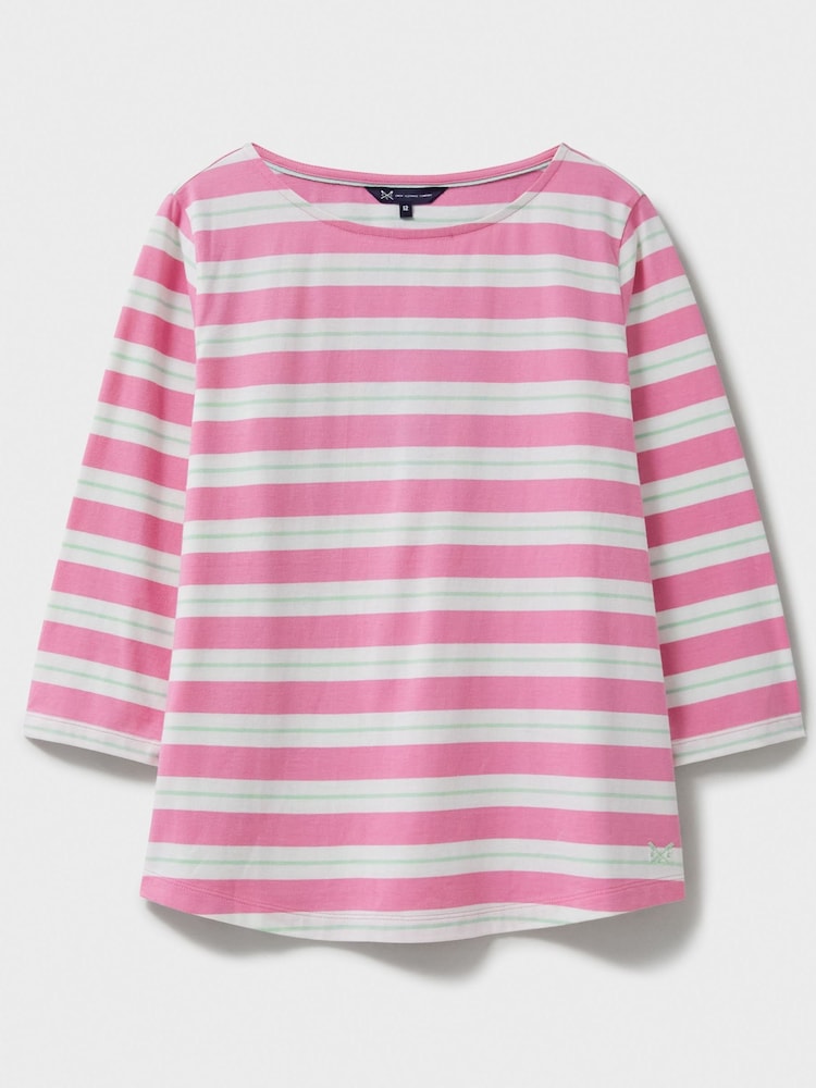 Crew Clothing – Essential – Oberteil aus 100 % Baumwolle, bretonisches Streifenmuster - Bild 5 von 5 Crew Clothing – Essential – Oberteil aus 100 % Baumwolle, bretonisches Streifenmuster - Bild 5 von 5