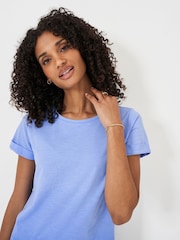 Crew Clothing Blue Ombre 100% Cotton T-Shirt - Image 3 of 4