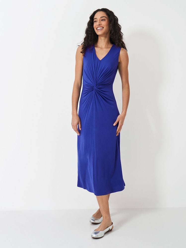 Crew Clothing Sleeveless Twist Jersey Dress - Bild 1 von 5 Crew Clothing Sleeveless Twist Jersey Dress - Bild 1 von 5