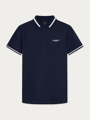 Hackett London Men Blue Polo Shirt - Image 6 of 8