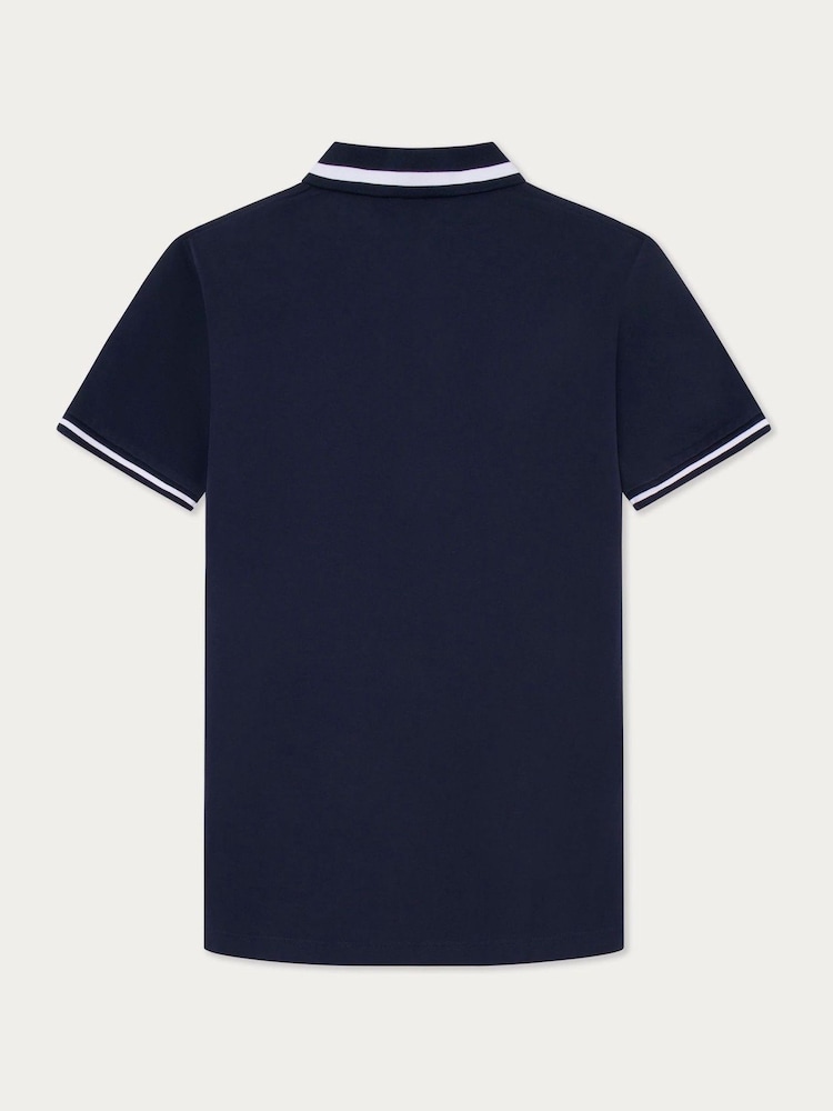 Hackett London Men Blue Polo Shirt - Image 7 of 8