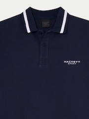 Hackett London Men Blue Polo Shirt - Image 8 of 8