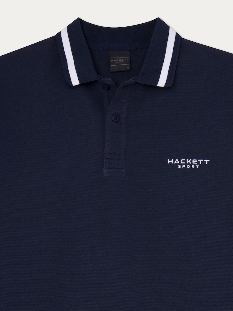 Hackett London Men Blue Polo Shirt - Image 8 of 8