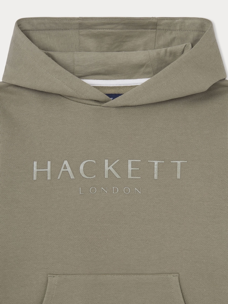 Hackett London Older Boys Green 100% Cotton Sweatshirt - Image 3 of 3