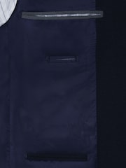 Hackett London Mens Blue Cotton/Linen Mix Jacket - Image 10 of 12