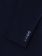 Hackett London Mens Blue Cotton/Linen Mix Jacket - Image 11 of 12