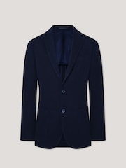 Hackett London Mens Blue Cotton/Linen Mix Jacket - Image 8 of 12