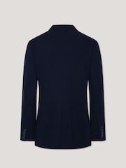 Hackett London Mens Blue Cotton/Linen Mix Jacket - Image 9 of 12