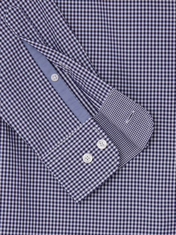 Hackett London Men Blue 100% Cotton Shirt - Image 10 of 10