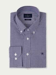 Hackett London Men Blue 100% Cotton Shirt - Image 9 of 10